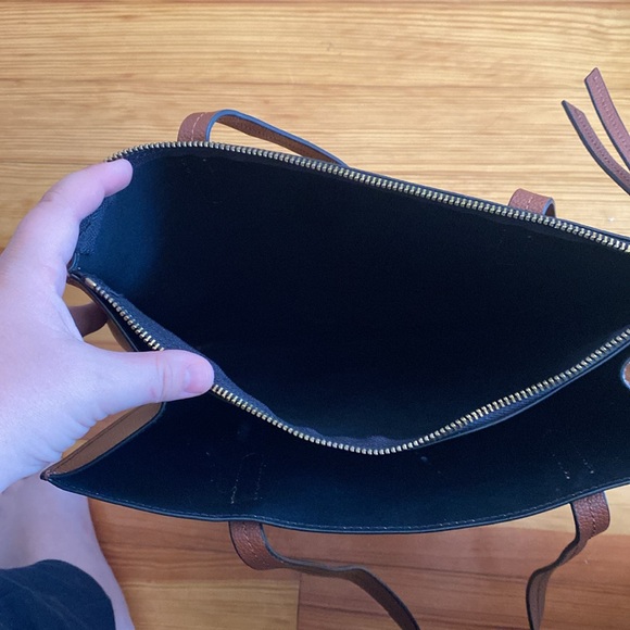 Banana Republic brown leather tote bag - Picture 4 of 9